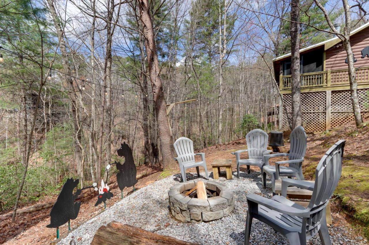 Blue Ridge Cozy Cabin In The Woods With Hot Tub! Esterno foto